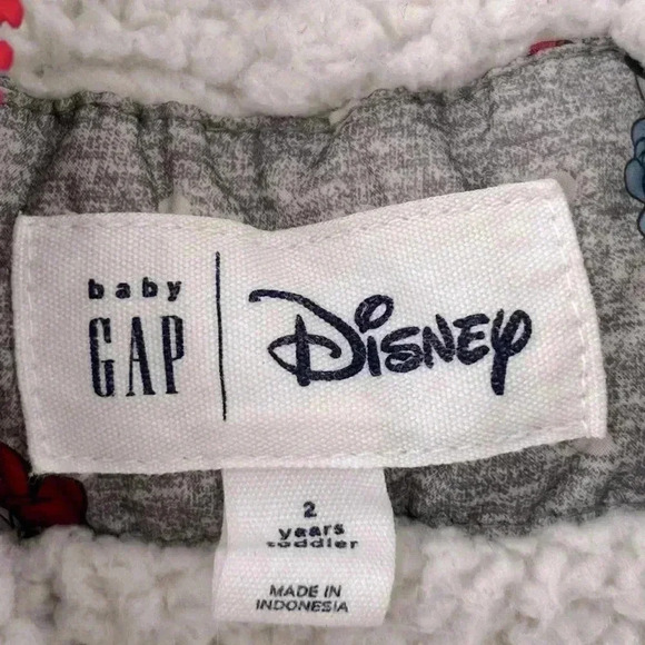 Baby Gap Disney Kids Grey Puffer Jacket with Hood - Picture 2 of 2